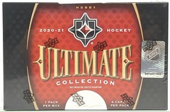 2020-21 Upper Deck ULTIMATE Collection NHL Hockey Hobby Box